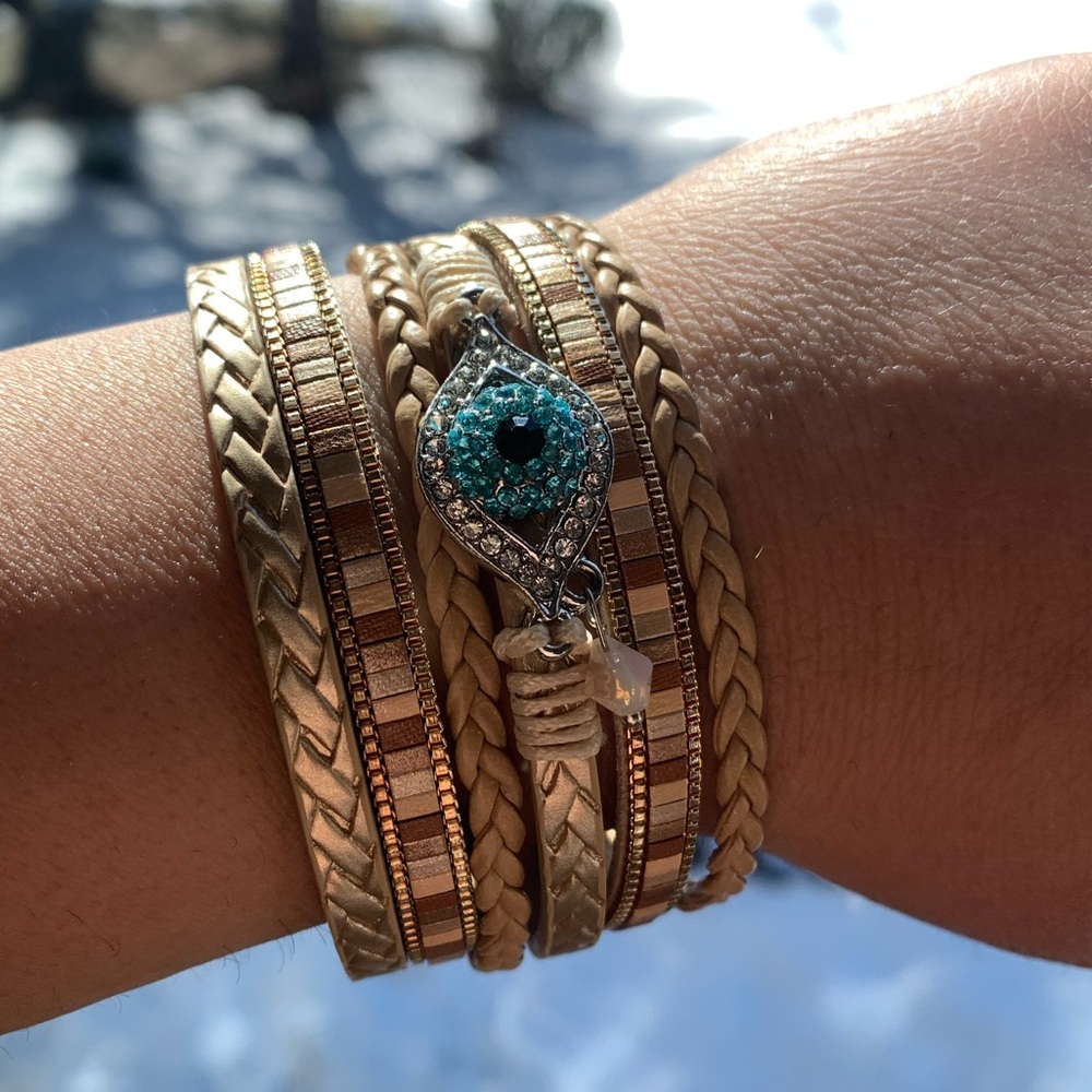 Evil Eye Widespread Bracelet